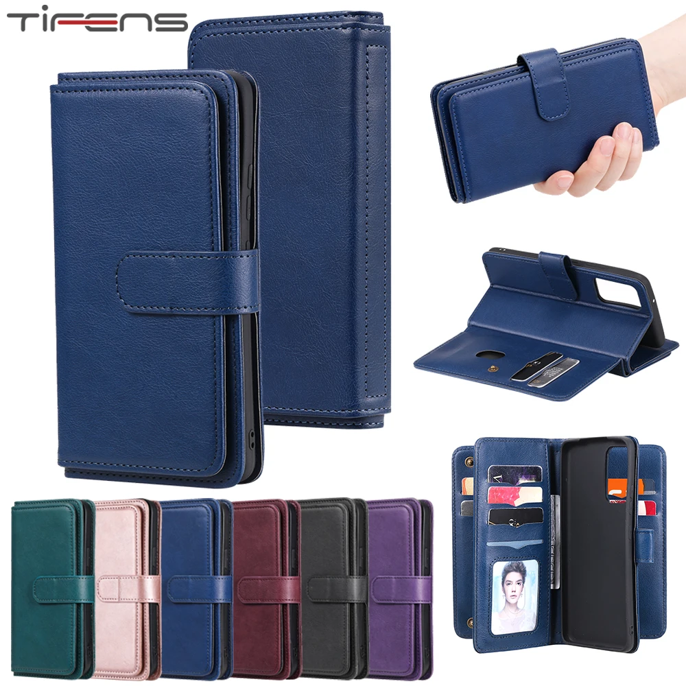 

Strong Magnetic Case For Sony Xperia L4 8 10 5 1 II Wallet Card Flip Leather Shockproof Protection Stand Holder Phone Bag Cover