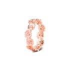 Сверкающее кольцо в виде цветка маргаритки с короной, кольца из стерлингового серебра 925 пробы, модные украшения сделай сам в европейском стиле для женщин