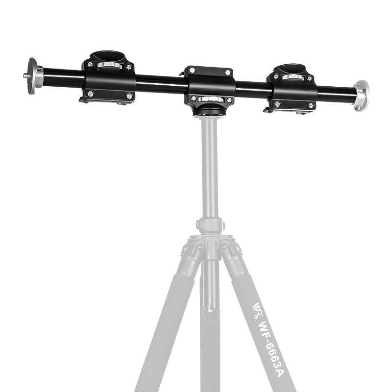 

BEIYANG Camera Stand Grip Arm Crossbar Extension Rod SDLR Camera Stand Ertical Shooting Camera Axis Double Clip Photo Studio