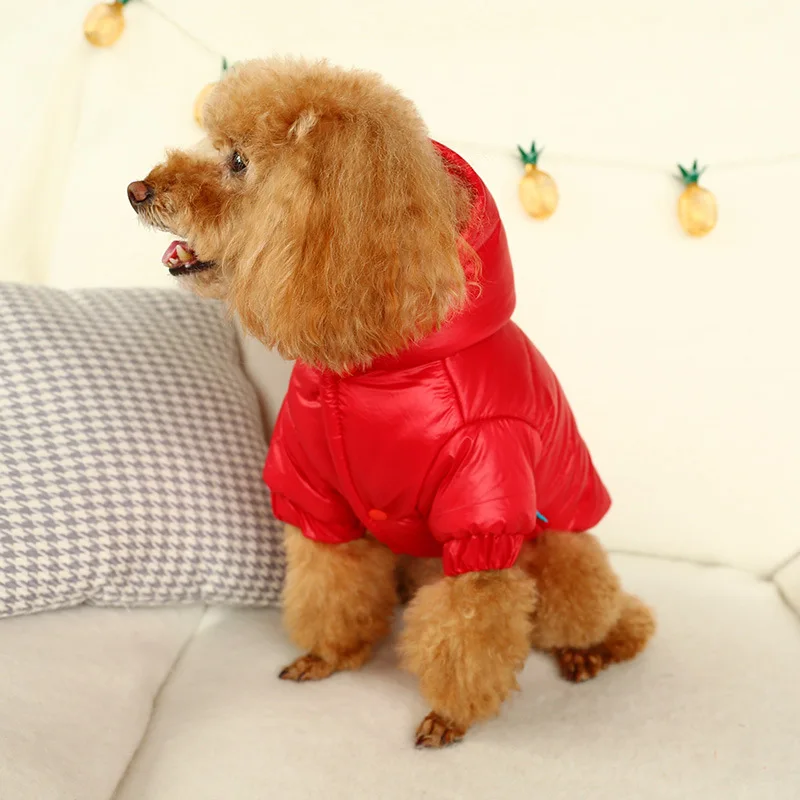 Короткое стеганое однотонное хлопковое теплое Стеганое пальто на осень и зиму