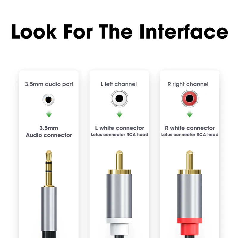 RCA адаптер штекер кабеля 3 5 мм к двум папа дополнительный для AV усилитель мощности