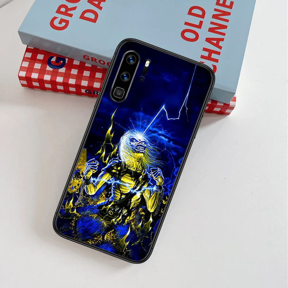 

Irons Maide Heavy Metal Band Phone Case For Huawei P Mate Smart 10 20 30 40 Lite Z 2019 Pro black Bumper Silicone Cell Soft