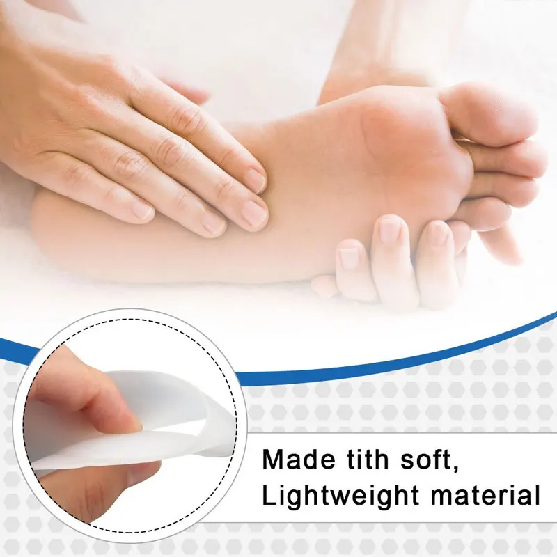 2 шт. с О образным вырезом Тип Корректор стопы стельки подушки не тапки для Для