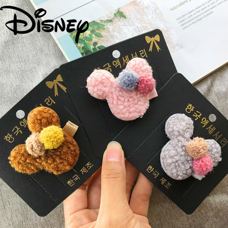 Заколки для волос с Минни Маус маленьких девочек детские заколки на осень и зиму