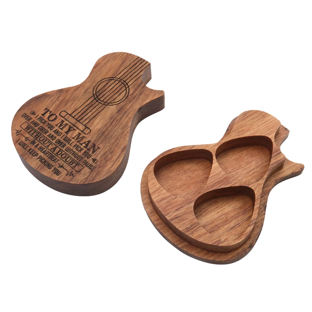 3 шт. деревянная гитара палочки акустическая бас-гитара медиатор Plectrum музыкальный инструмент гитара Запчасти и аксессуары с коробкой