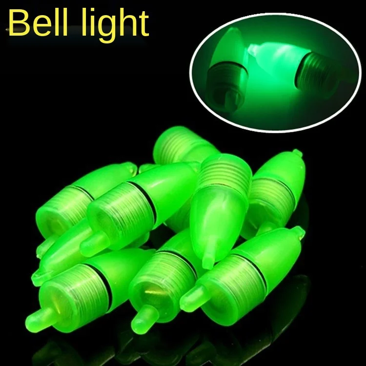 

50PCS/SET LED Fishing Rod Bite Alarm Bells Ring fishing carp Fishing Bait Fixtures Annunciator Open instrument
