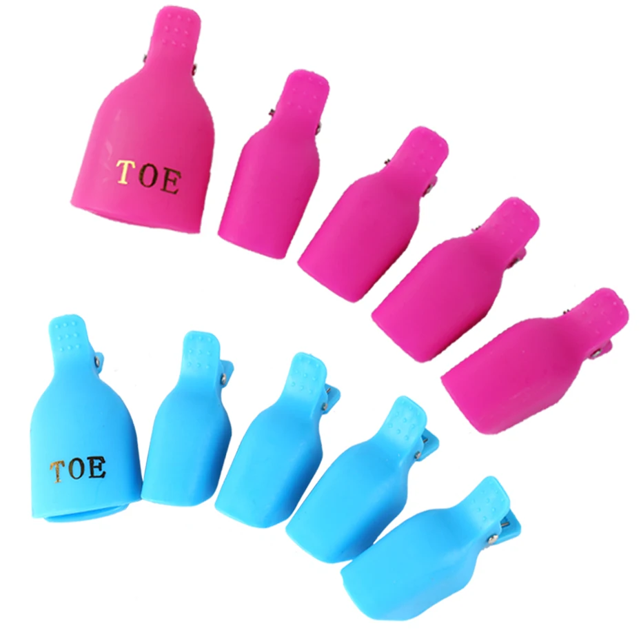 5 шт. пластиковые зажимы для снятия лака ногтей|Жидкость лака| |