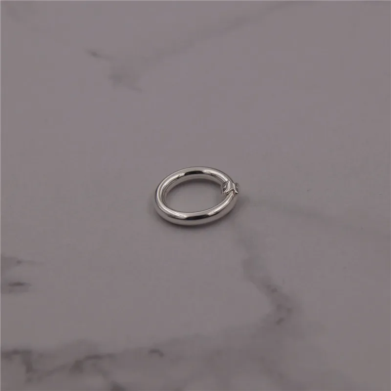 812344550 16mm Подвеска из чистого 925 пробы серебра для женщин, хорошее ювелирное изделие, collares de piedras naturales mujer colgantes de plata de ley 925 - Окраска металла: 812344550 16mm