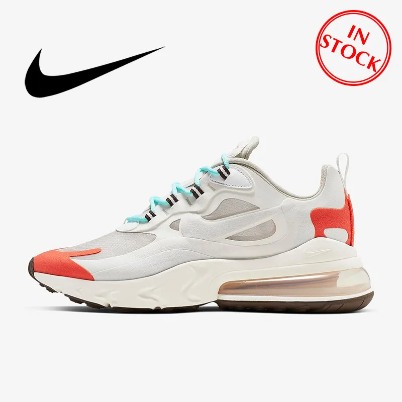 Оригинальные подлинные мужские кроссовки для бега Nike Air Max 270 React спортивная обувь