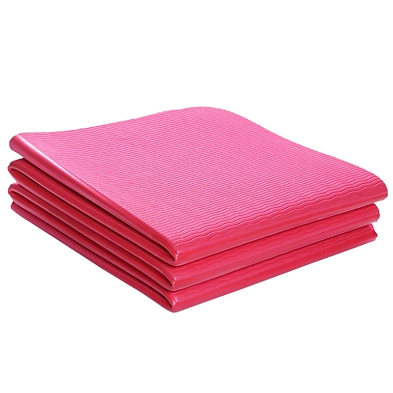 6MM TPE Foldable Yoga Mat Exercise Pad Non-Slip Folding for Gym Home