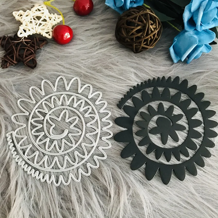 

Spiral Flower Metal Cutting Dies for DIY Scrapbooking Album Paper Cards Decorative Crafts Embossing Die Cuts handmade craft