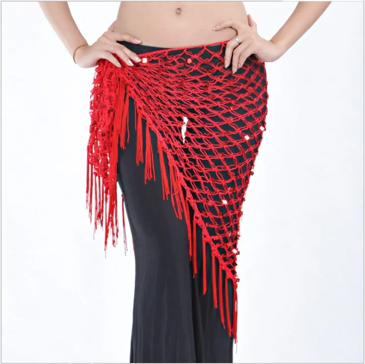 Костюм для танца живота пикантный сетчатый шарф вечеринки аксессуар с блестками