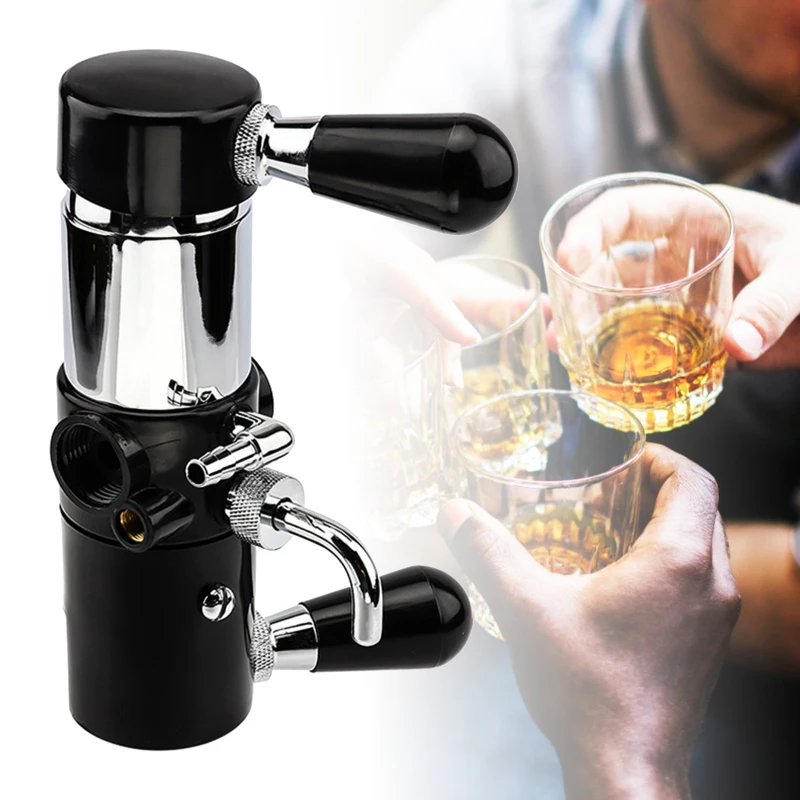 

Hot Homebrew Beer Bottle Fill Beer Tap Black Defoaming Beer Tap Stainless Steel Maximize Freshness Tools Bar Brewing Accessories