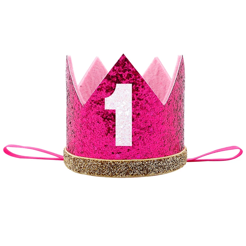 Милая детская шапка на день рождения для мальчиков и девочек принцесса корона с