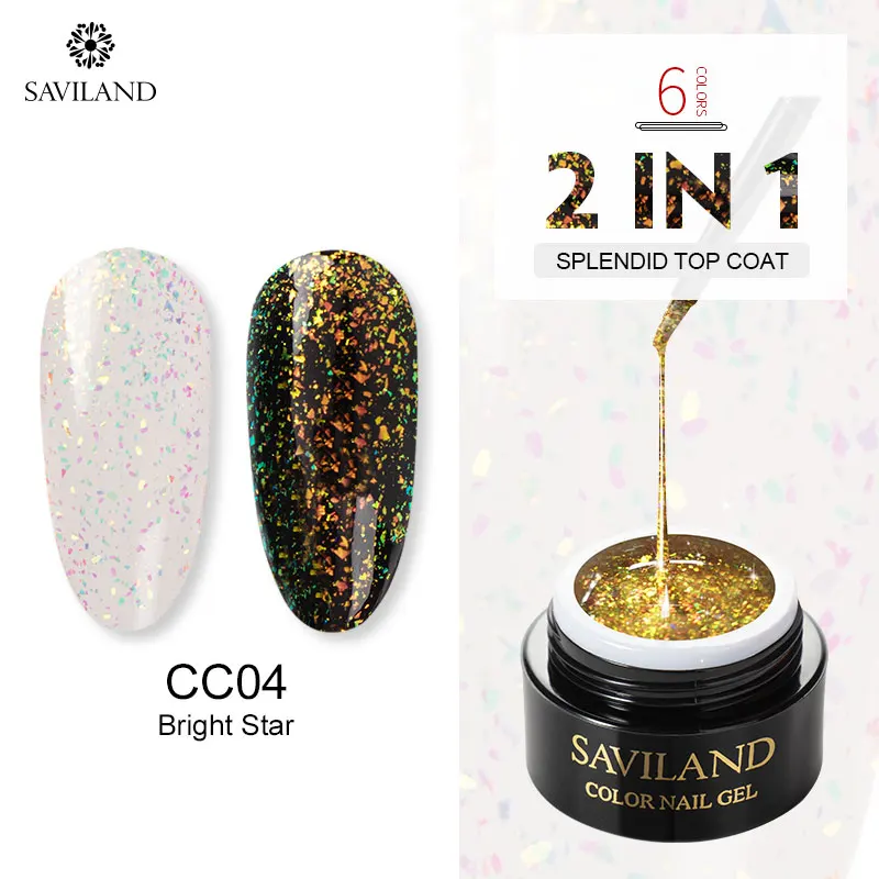 splendid top coat Saviland 10 мл прозрачный клей для ногтей, фольга, клей, звезда, клей для ногтей, фольга s, переводная бумага, клей, верхнее покрытие, маникюр, инструмент для дизайна ногтей - Цвет: splendid top coat