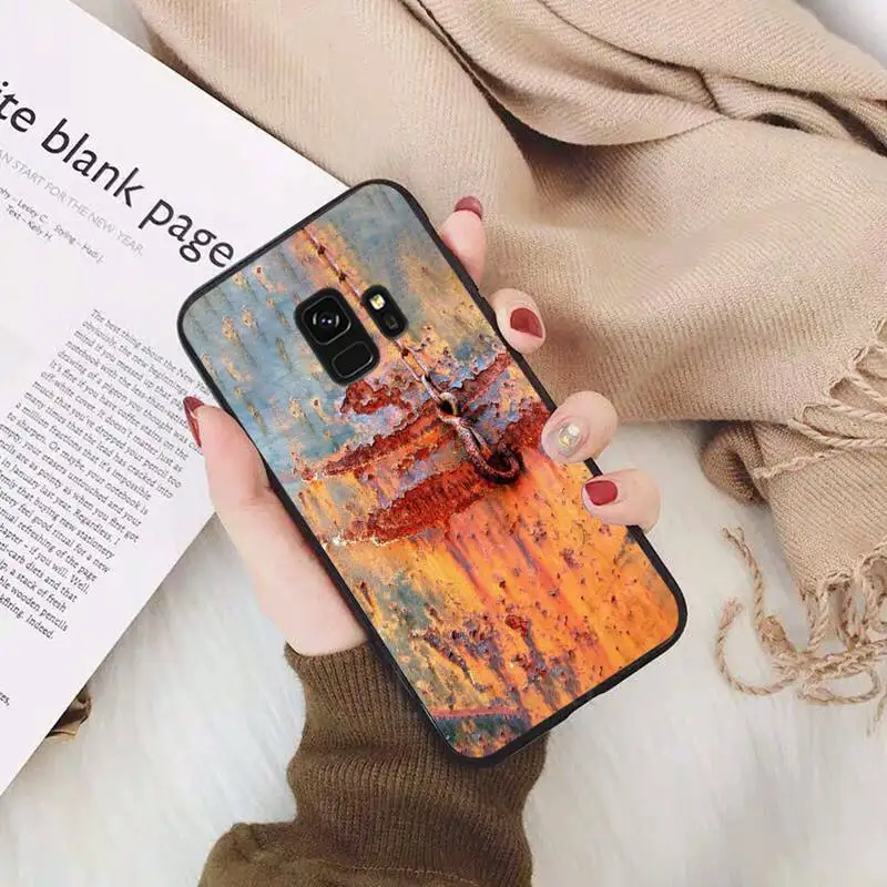 

Rusty Iron style Phone Case For Samsung Galaxy S5 S6 S7 S8 S9 S10 S10e S20 edge plus lite