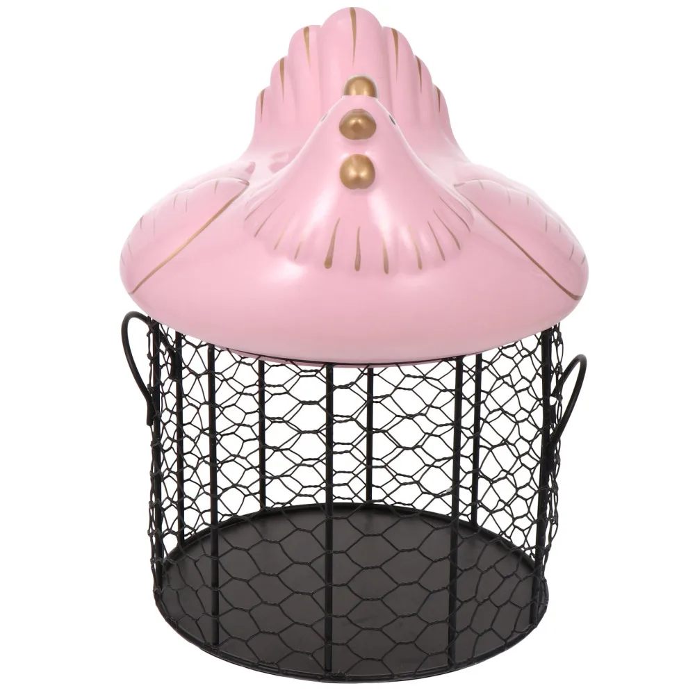 

1 Set Ceramic Egg Receive Basket Kitchen Basket household Goods Container