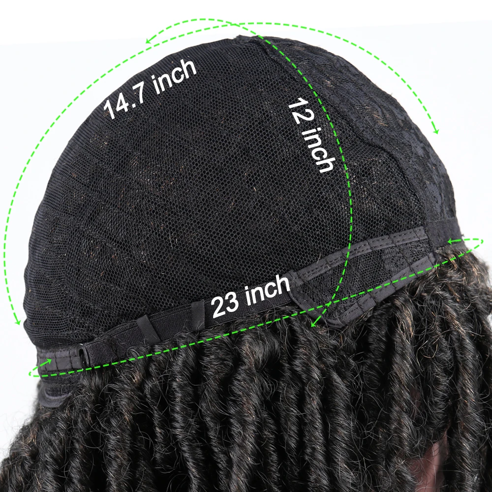14 ''Goddness Locs парик для волос короткие синтетические мягкие искусственные