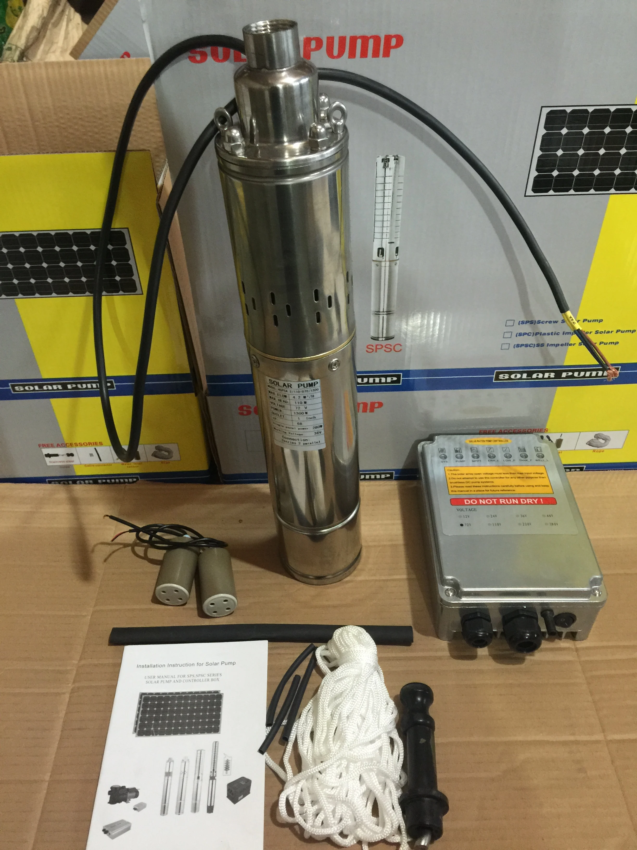 

dc solar submersible pump price