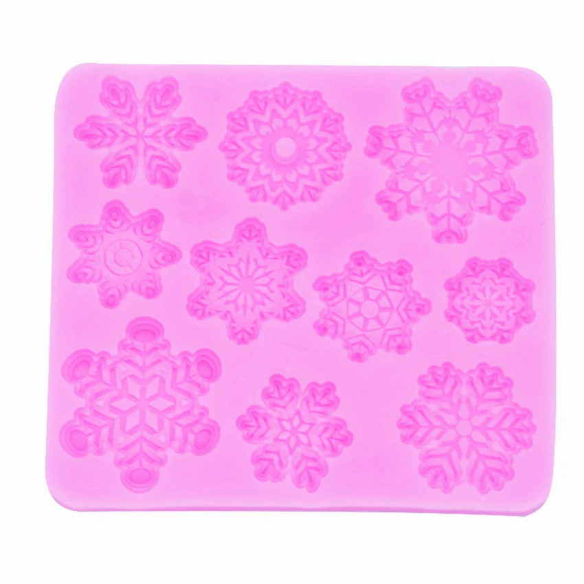 DIY сахарное ремесло торт винтажная лепестковая силиконовая форма &quotСнежинка&quot