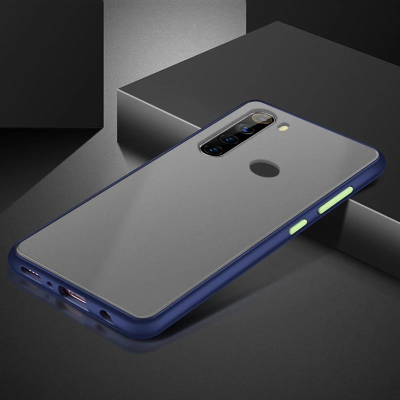 Чехол-накладка для XiaoMi Redmi Note8 Pro Note8Pro матовый прозрачный роскошный