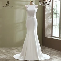 real photo elegant style mermaid wedding dress marriage dress robe de mariee vestidos de novia sereia bride gowns