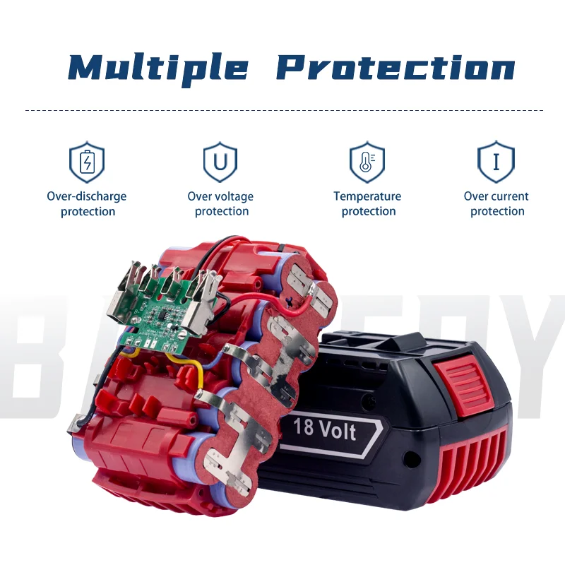 Новинка 18 в 1080 Ач для Bosch GBH GDR GSR DDS180 BAT614G сменный перезаряжаемый Электроинструмент