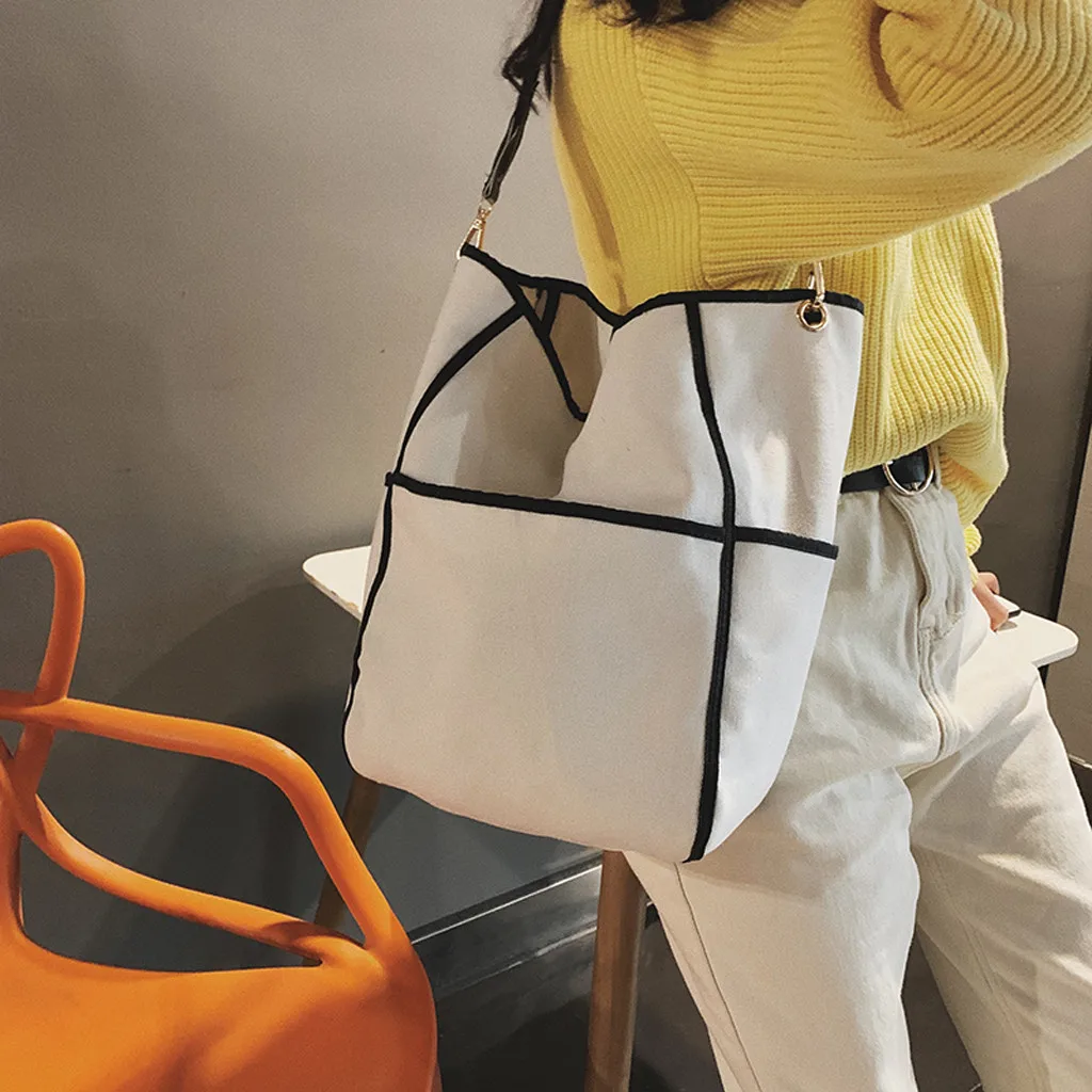 Женская Вельветовая Холщовая Сумка Повседневная сумка на плечо складные сумки