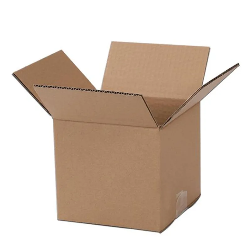 

100 Corrugated Paper Boxes 7x7x7" (17.8x17.8x17.8CM) Easy to Assemble Yellow[US-Stock]