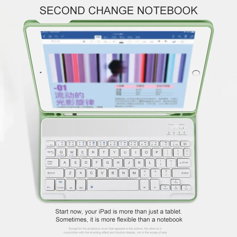 Магнитная цветная Беспроводная Bluetooth клавиатура + чехол для клавиатуры из