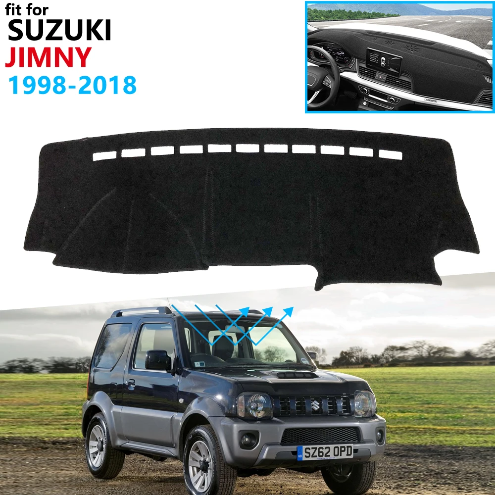 Защитная накладка на приборную панель для Suzuki Jimny 1998 ~ 2018 автомобильные