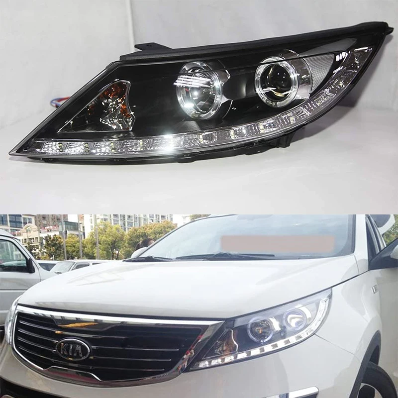 Для Kia Sportage R Ангельские глазки светодиодный лампы передних фар 2009 до 2013 год |