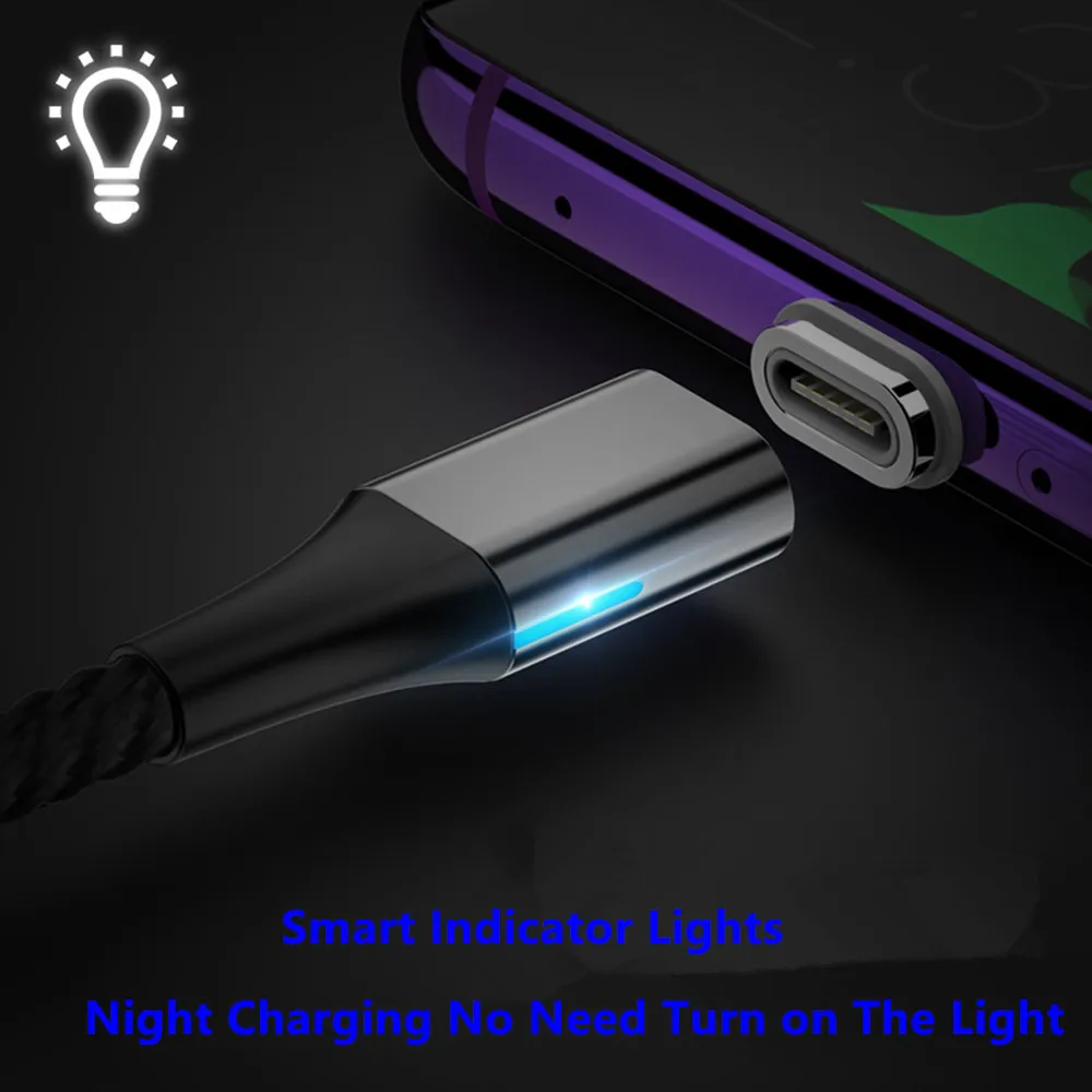 USB Type C 5A Магнитный кабель для передачи данных и быстрой зарядки Huawei Mate20 P10/20