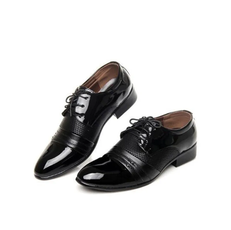 Мужские классические туфли на все сезоны Молодежные повседневные с острым