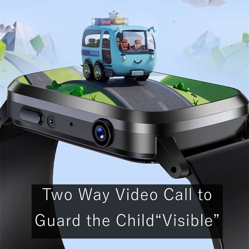 4g kids tracker smart watches phone waterproof real time location camera video call gps sos lbs wifi sim card network fa58 free global shipping