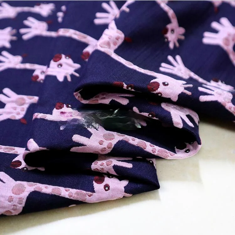 

Sika deer imported jacquard garment fabrics, sewing fabric factories and shops are not out of stock