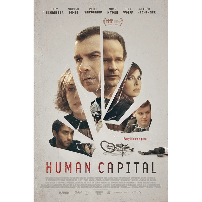 L0218 человеческий капитал фильм Классический чудесный шелк ткань постер