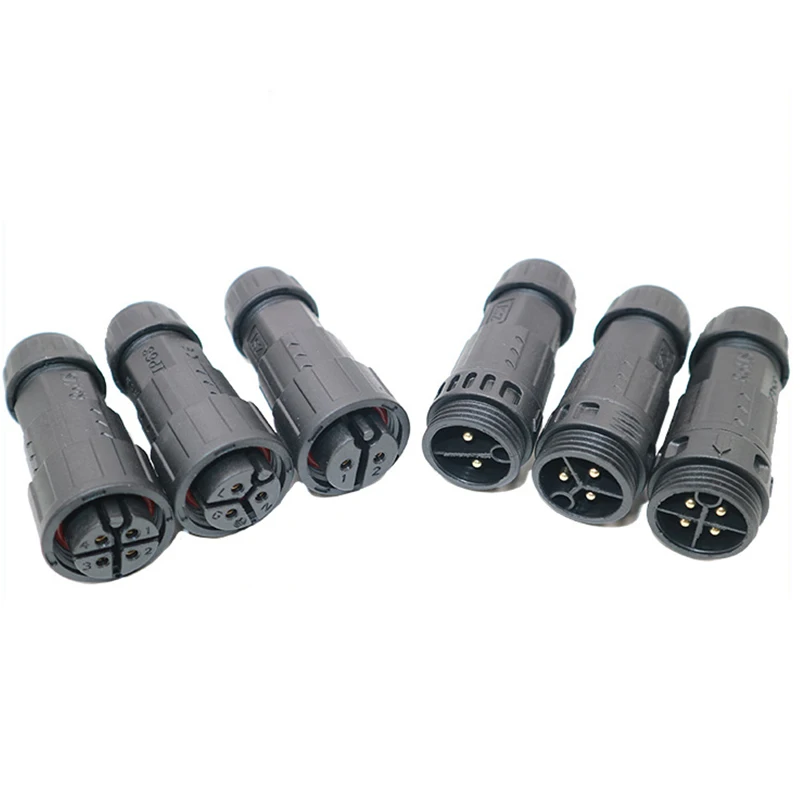 Водонепроницаемый разъем IP68 кабельные разъемы штекер и гнездо 2 3 4 5 6 7 8 Pin 20A