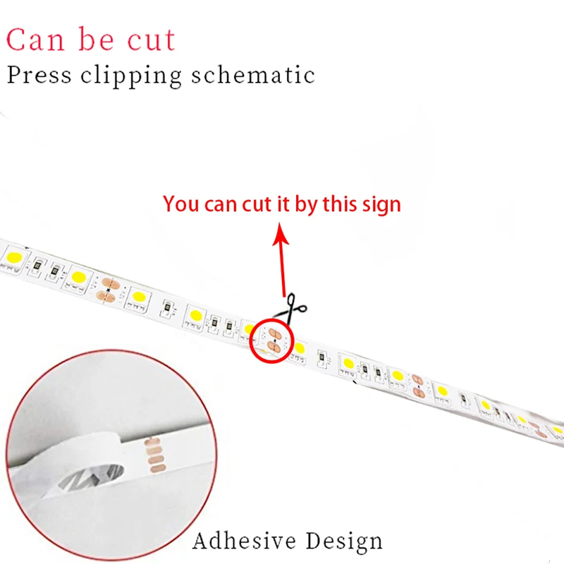 5 м белый/теплый белый светодиодные полосы света Гибкая светодиодная лента