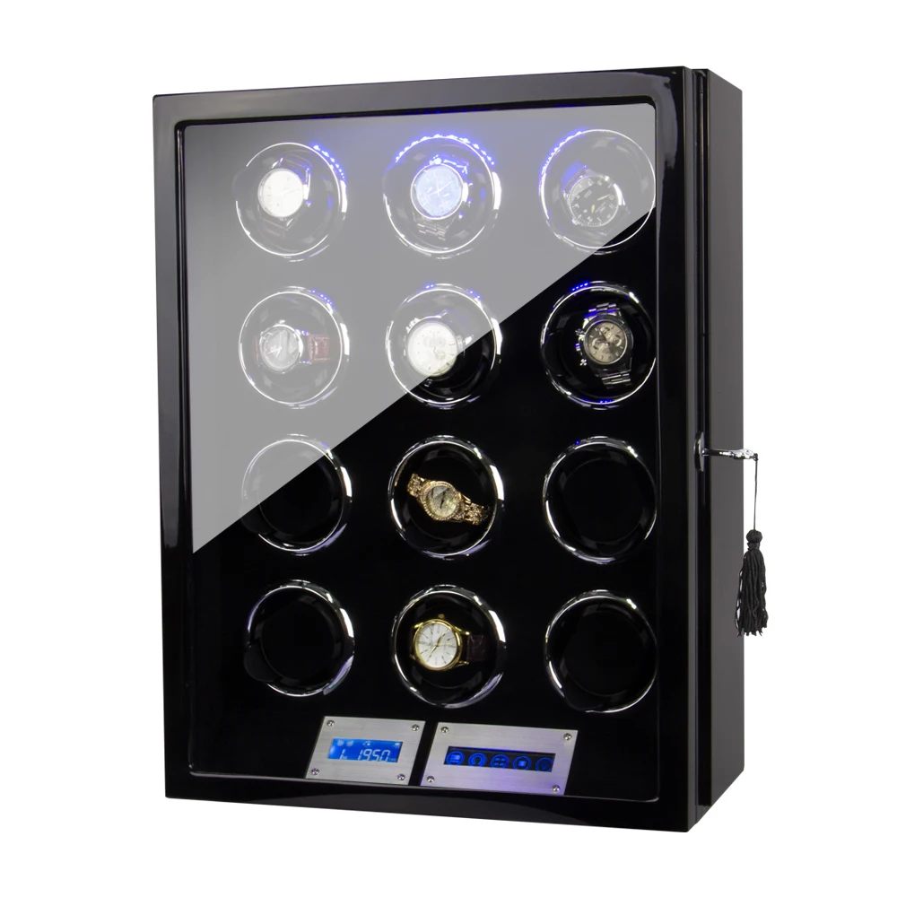 Новый автоматический вращающийся на батарейках/с сенсорным экраном 12 слотов