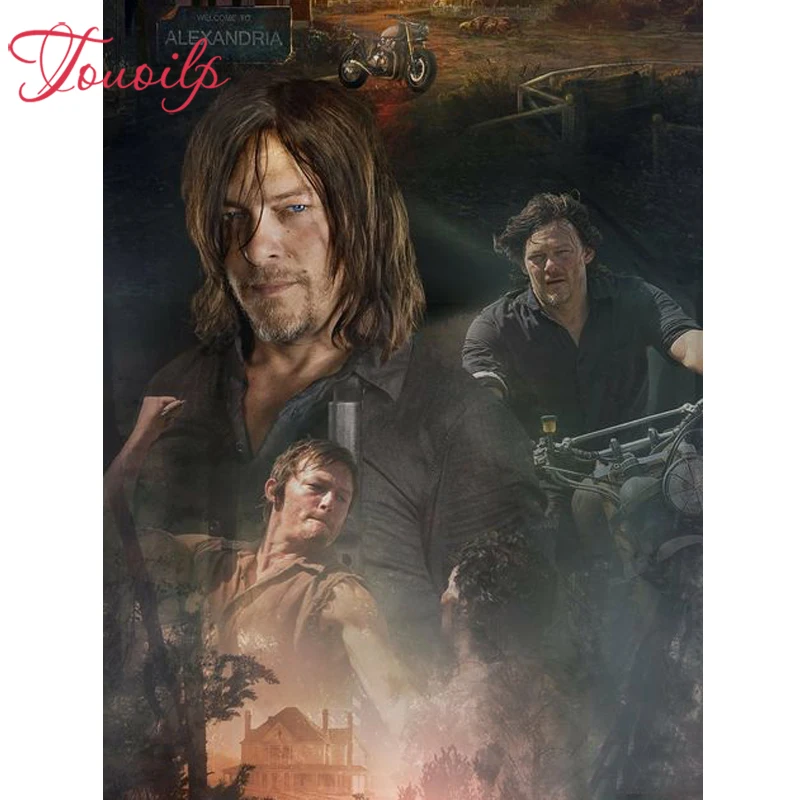 5D Ходячие мертвецы алмазная живопись вышивка крестиком сделай сам