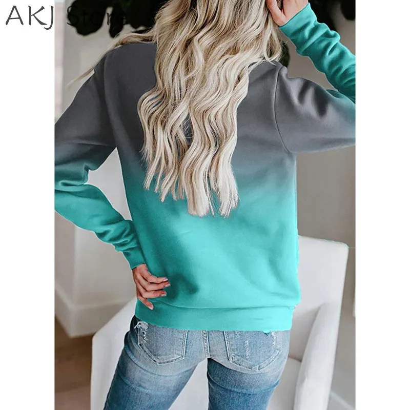 Женская футболка с длинным рукавом и круглым вырезом свободного покроя | одежда