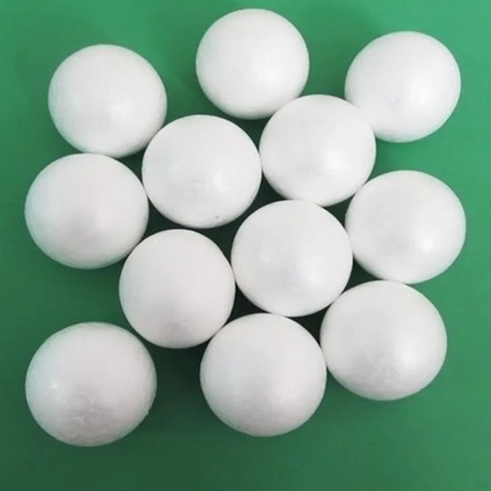 

10/20Pcs 8/7/4/3/2/1CM Modelling Polystyrene Styrofoam Foam Ball Spheres Crafts DIY Natal Party Wedding Ball Decoration Supplies