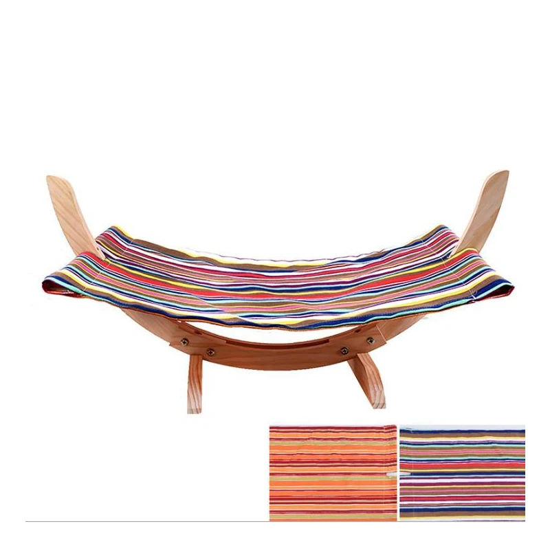 Гамак кровать для домашних животных деревянная мягкая удобная Мини кошки|Мебель