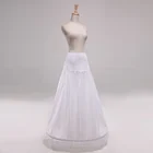 Трапециевидная юбка-обруч, новинка, 1 кольцо, Белый подъюбник для свадебного платья, Нижняя юбка