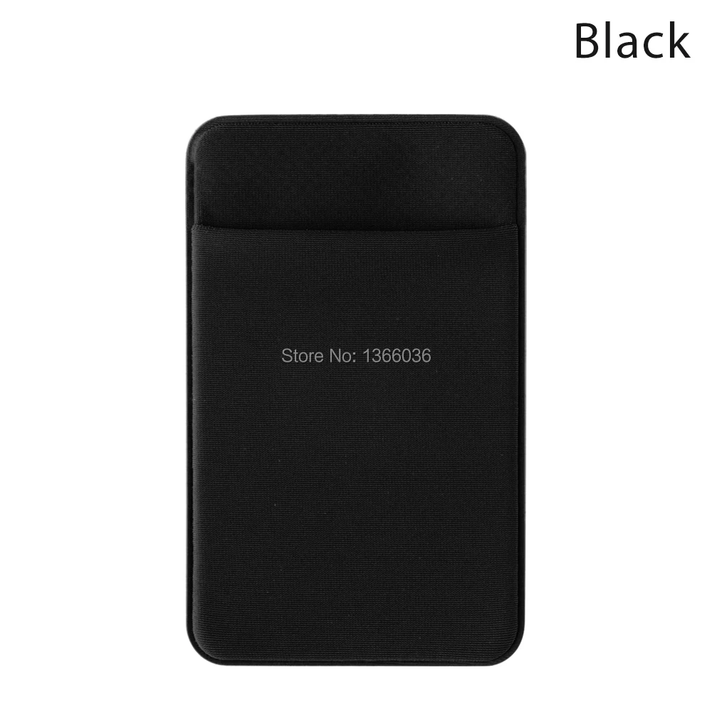 200pcs Fashion Elastic Mobile Phone Wallet Cell Card Holder Case Adhesive Sticker Pocket Credit ID | Мобильные телефоны и