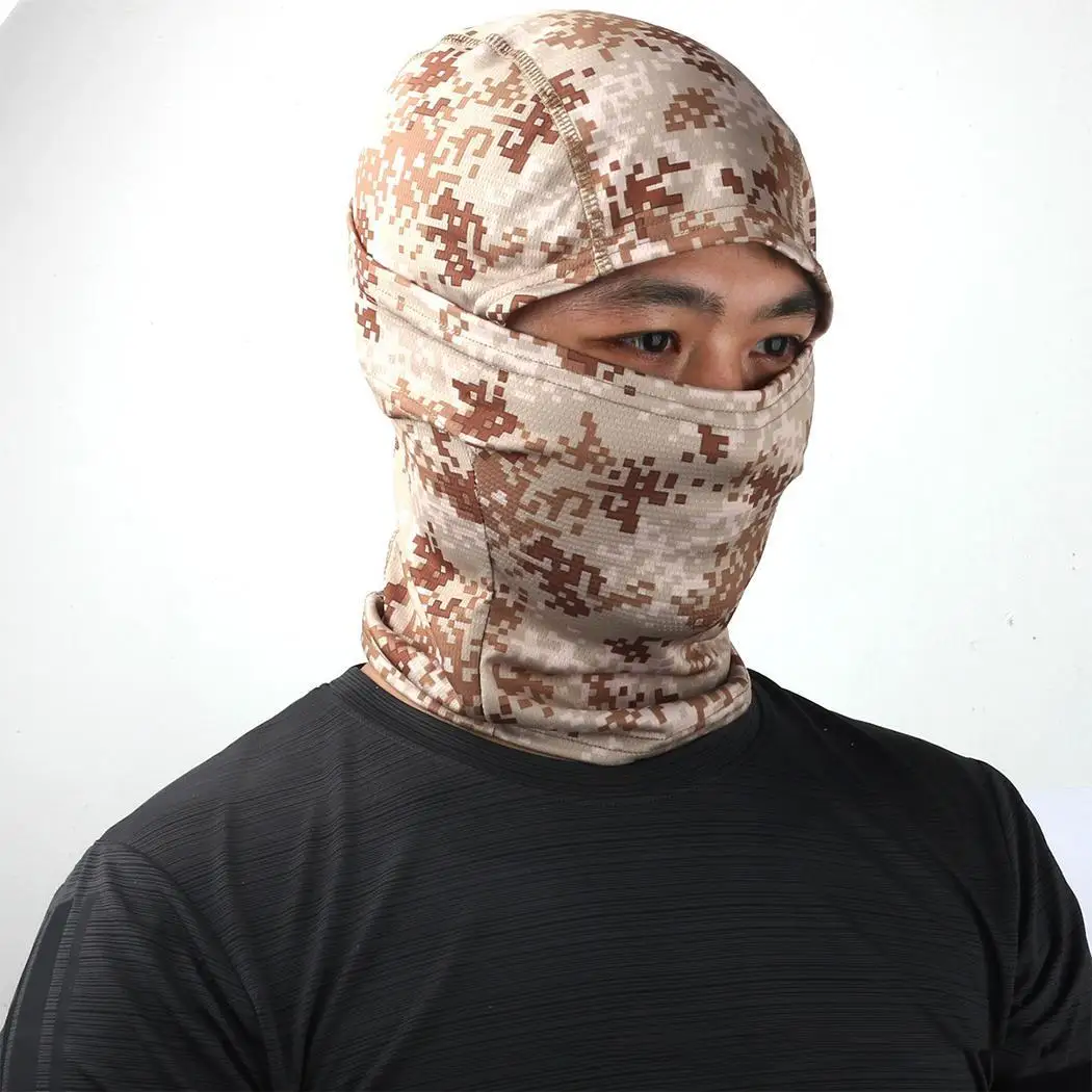 Camouflage Tactical Paintball Wargame Military Airsoft Hunting Hiking Skiing Protection Full Face Mask | Спорт и развлечения