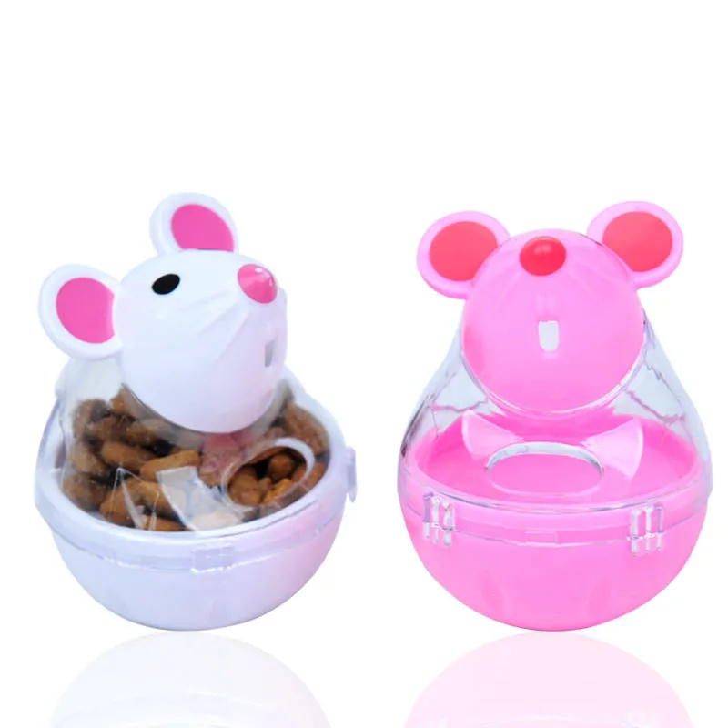 

Cat Toy Fun Tumbler Feeder Toy Mouse Leaking Food Balls Pet Educational Toys Pet Leakage Device Funny Cat Interactive Toy