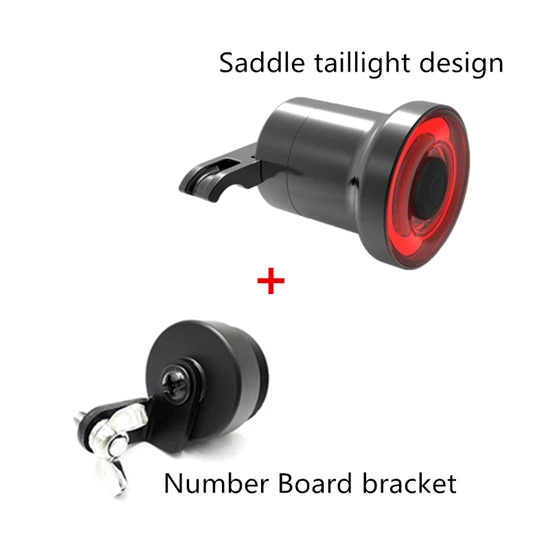 Saddle Light Bracket Twtopse интеллигентая(ый) велосипед Велосипедные фары тормозов Предупреждение автоматическое определение для езды на велосипеде, MTB дорожный велосипед хвост сзади светильник лампа аксессуары - Цвет: Saddle Light Bracket
