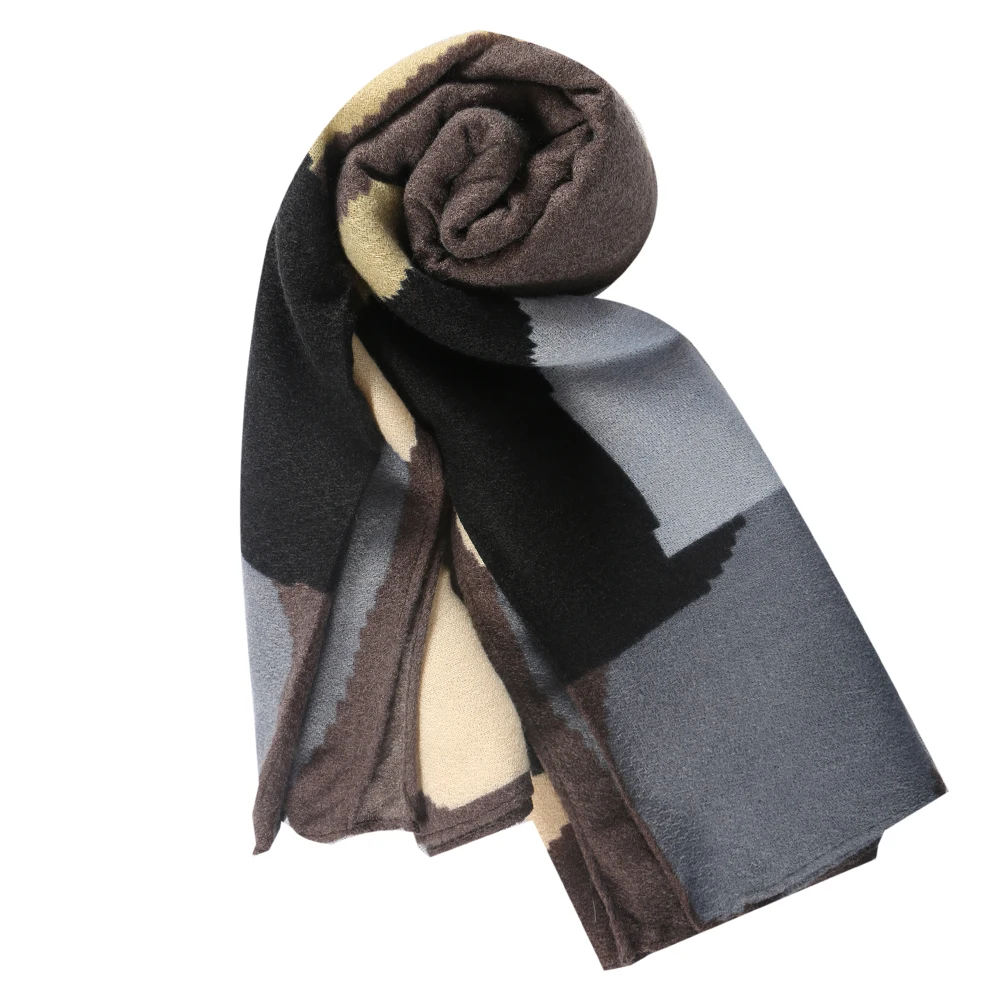 Дизайнерский брендовый женский шарф с модным принтом зимние шарфы для дам